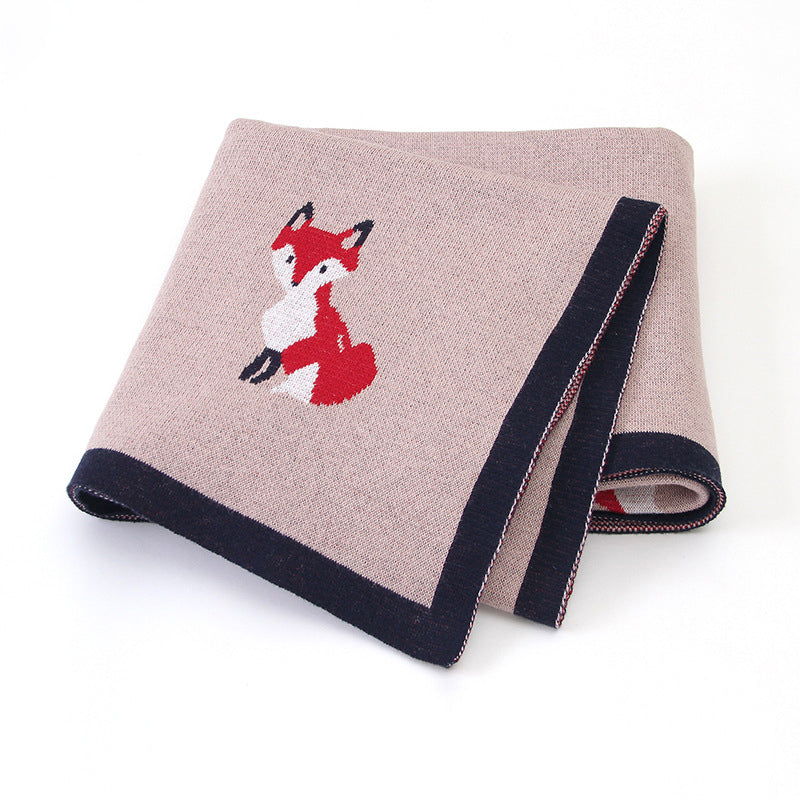 Baby “Little Foxes” Blanket in Pink or Gray $24.00