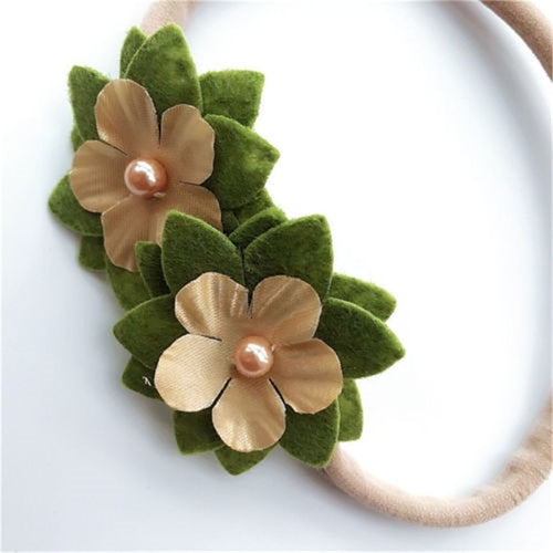 3pcs Artsy Baby Girl Flower Headband Set--Infant.  $6.00