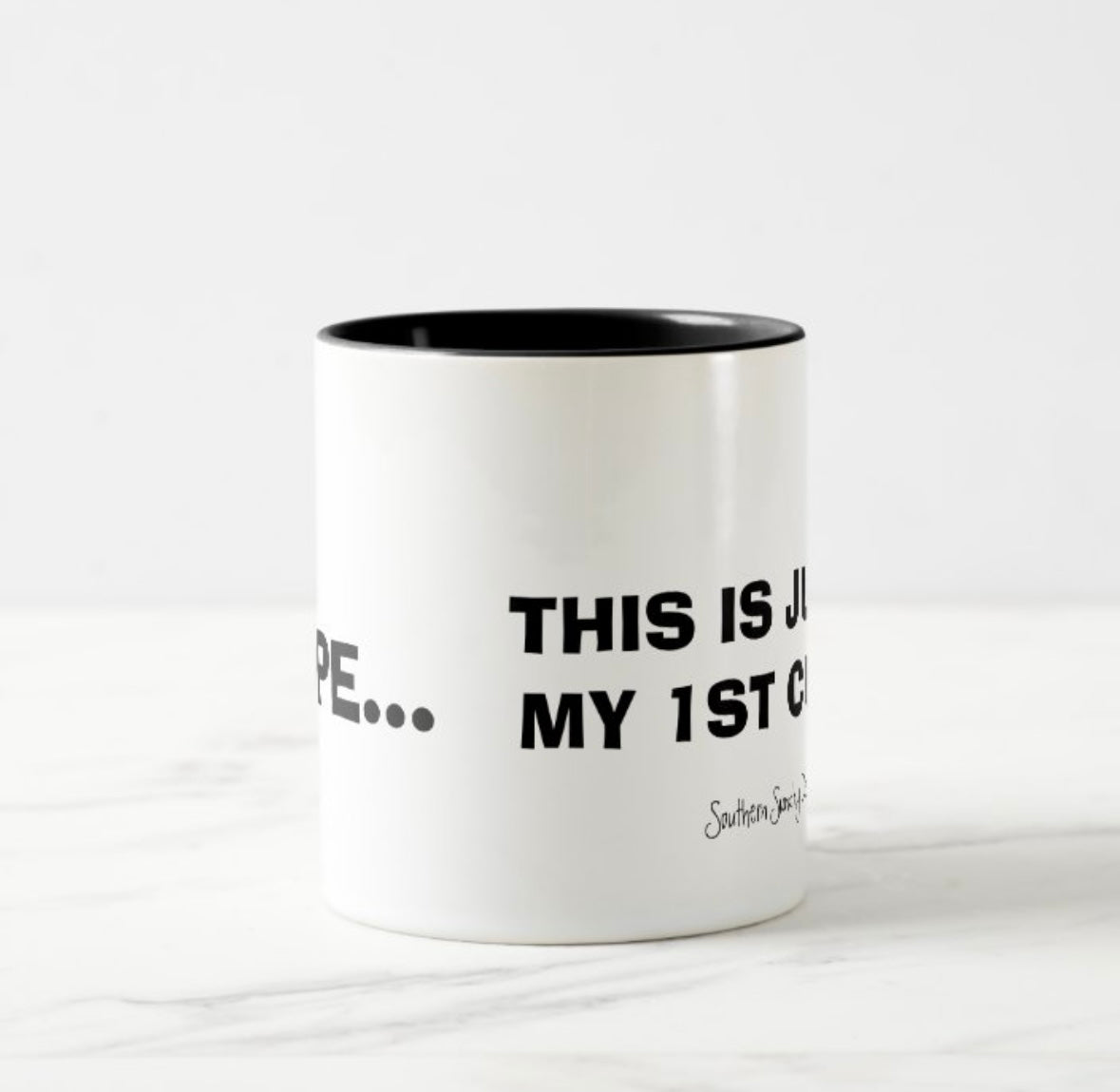 "NOPE" Custom Designed 11 ounce Coffee Mug.   $24.00