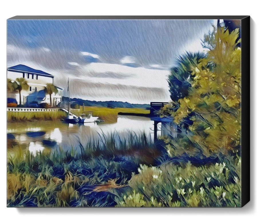 ORIGINAL ARTWORK—“MARSH” MIXED MEDIA PAINTING PRINTED ON STRETCHED CANVAS 16”x20”
$50.00