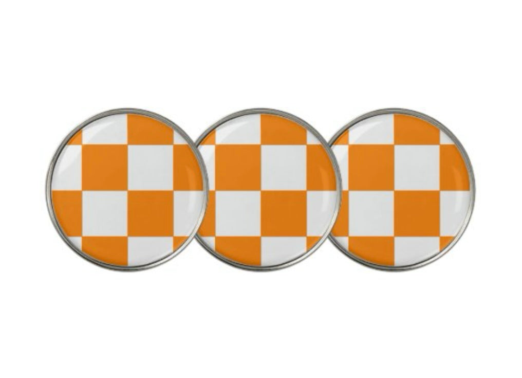 VOLS Checkerboard Golf Ball Markers—Set of 3