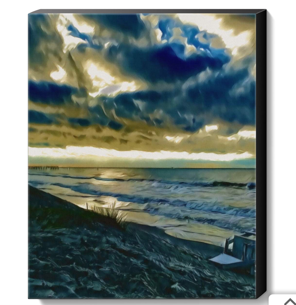 Original Artwork: “After The Storm” 16”x20” Stretched Canvas. $50.00