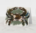 Custom “Blue Crab” Note Cards & Envelopes—Set of 12. Featuring Original Artwork￼Small (4”x5.6”) $28.00