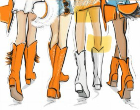 Custom Lady Vols Cornhole Set--2 Boards & 8 Bags.  $375.00